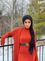 Amber Knit Two Pieces Sweater Sets