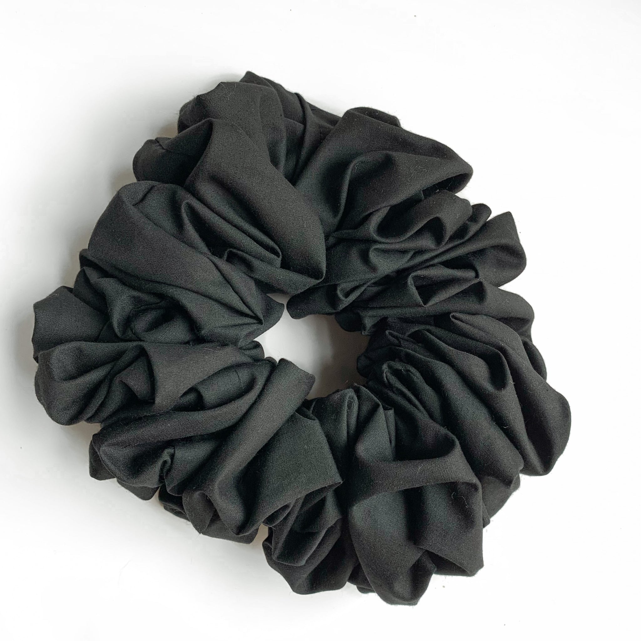 Polyester Cotton Scrunchies- Large